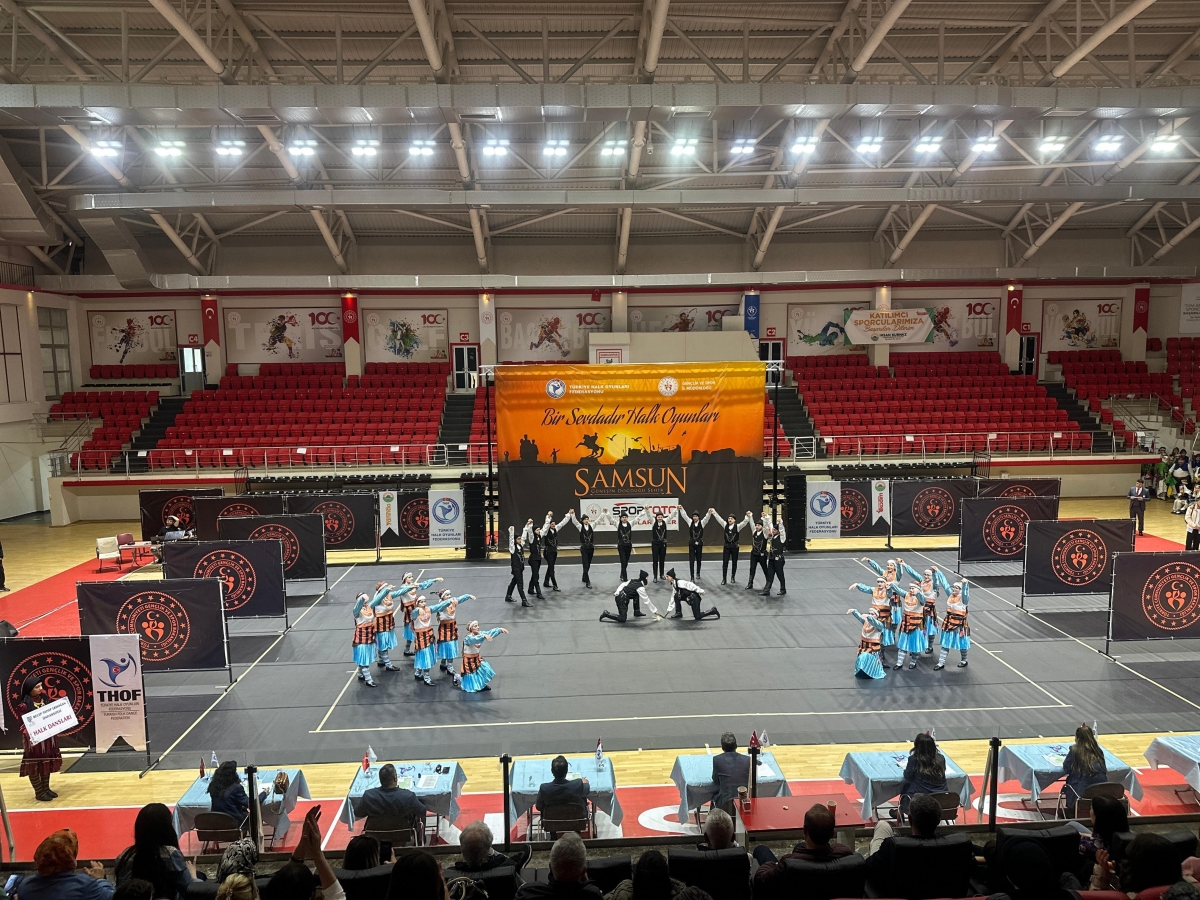 RTEÜ Spor Kulübü'nden Samsun'da Halk Oyunları Başarısı: Bölge Üçüncülüğü
