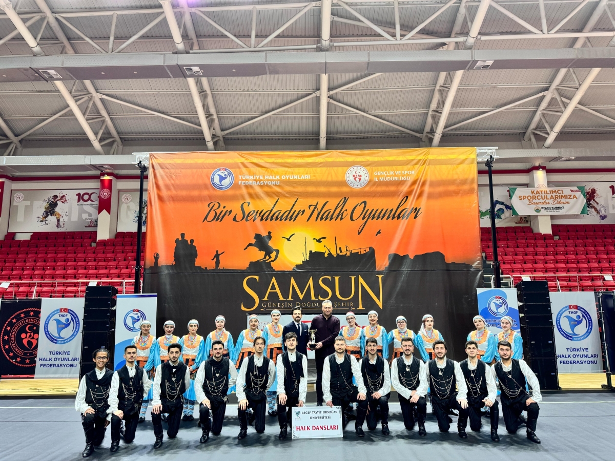 RTEÜ Spor Kulübü'nden Samsun'da Halk Oyunları Başarısı: Bölge Üçüncülüğü