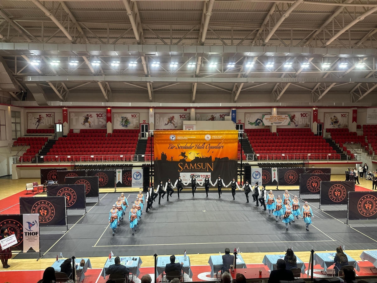 RTEÜ Spor Kulübü'nden Samsun'da Halk Oyunları Başarısı: Bölge Üçüncülüğü