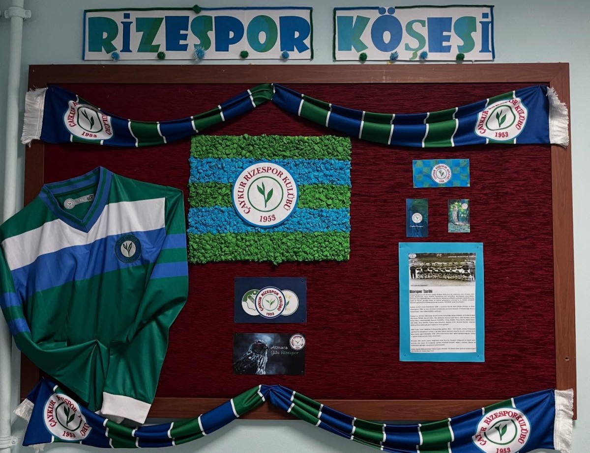 Kalkandere Anaokulu’nda “Çaykur Rizespor Köşesi” Oluşturuldu