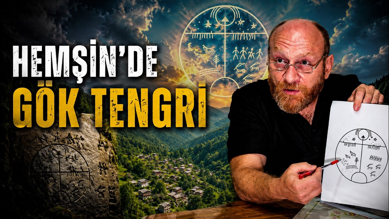 Rize Hemşin’de Gök Tengri İzleri! İnternette İlk